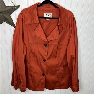 AMI Lightweight Button Jacket Size 3X